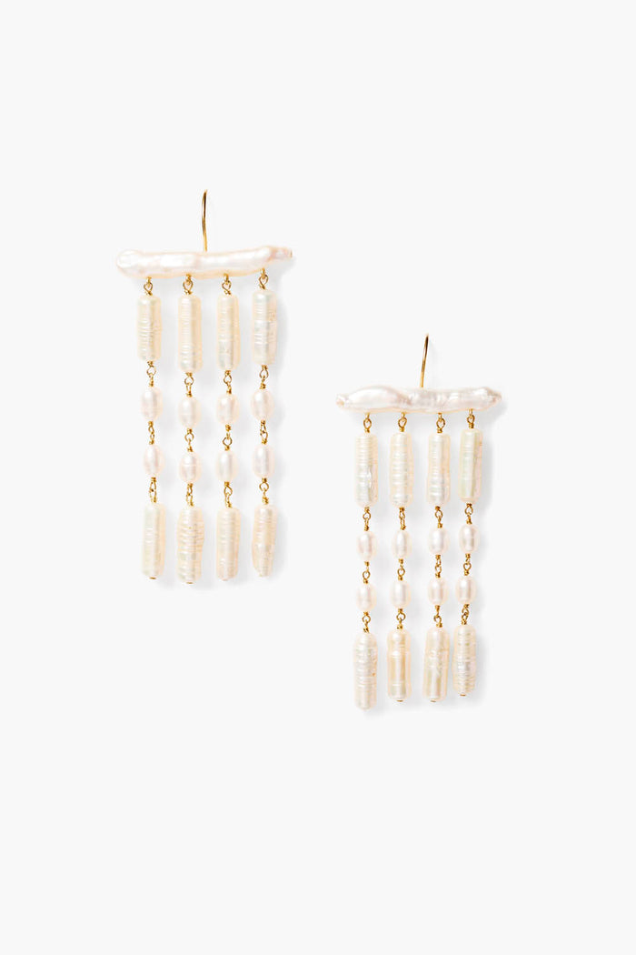 chan luu Amaya Drop Earrings Pearl Earrings
