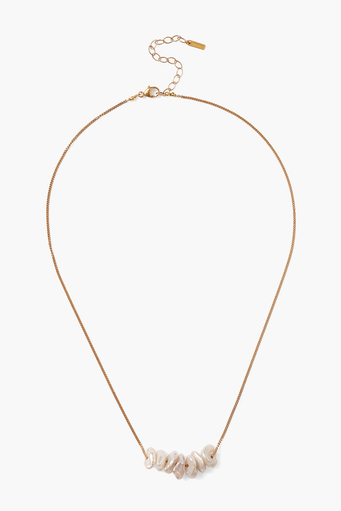 Chan Luu Anini Pearl Necklace Gold Necklaces