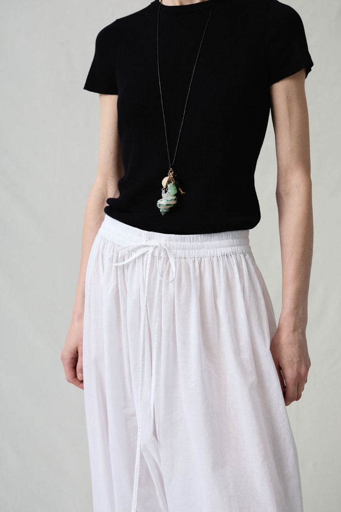 Chan Luu Balloon Pant White Pinstripe RTW