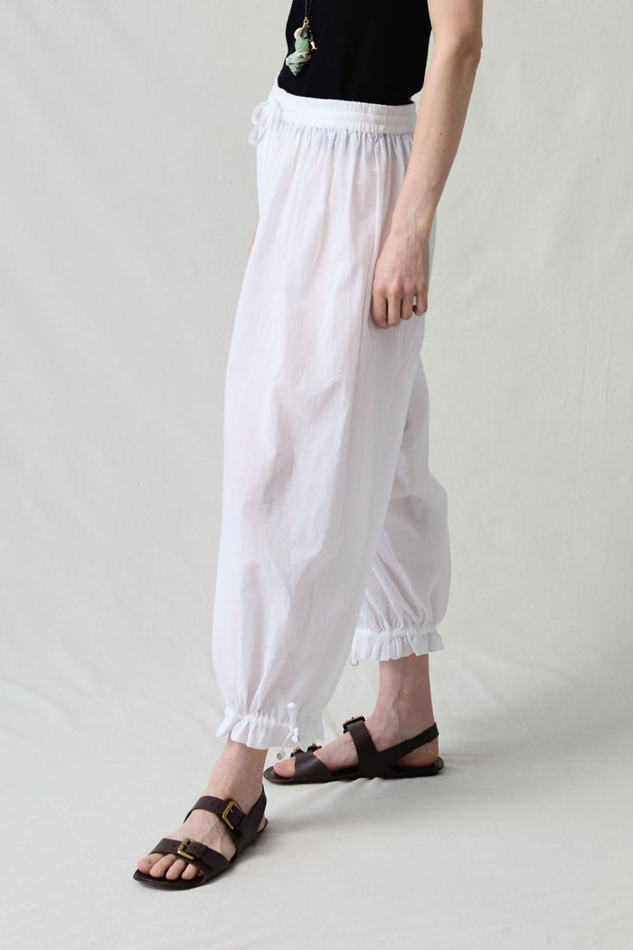 Chan Luu Balloon Pant White Pinstripe RTW