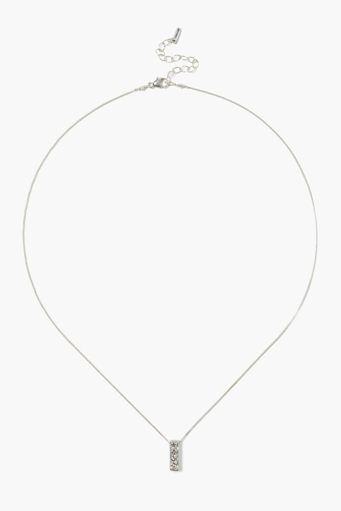 Chan Luu Bar Diamond Necklace Silver Necklaces