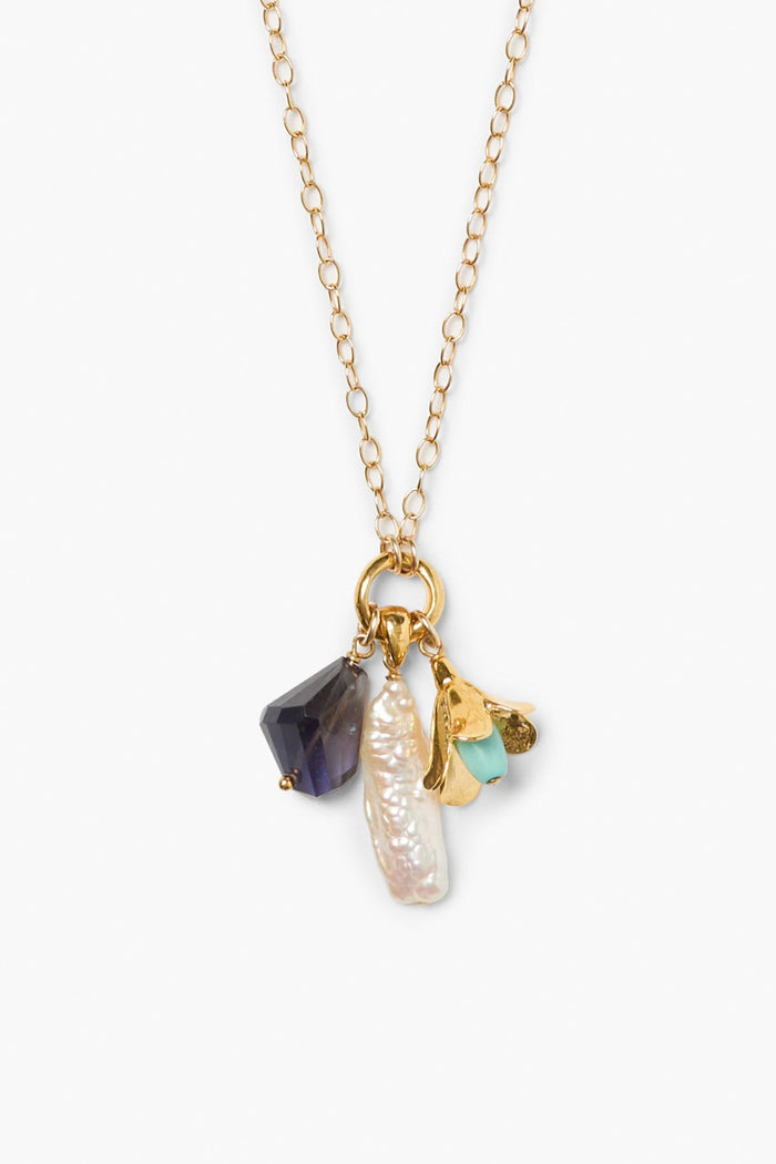 chan luu Bellflower Charm Necklace Multi Necklaces