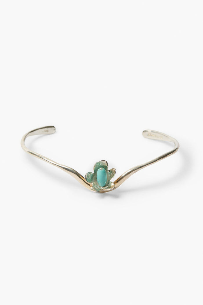 chan luu Bellflower Cuff Silver Bracelets