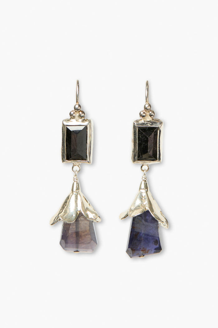 chan luu Bellflower Earrings Iolite Earrings