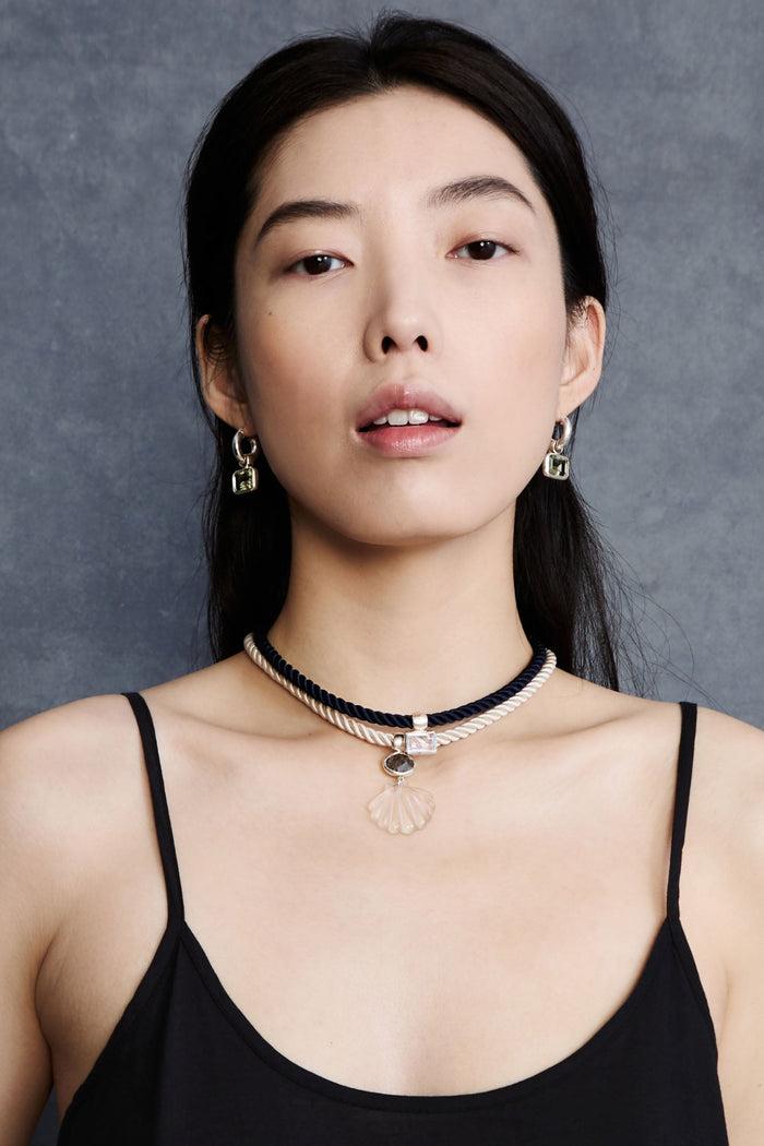 Chan Luu Beverly Earrings Green Amethyst Earrings