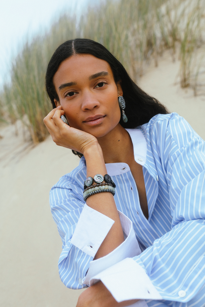 Chan Luu Boreal Bracelet Set Smoky Mix Bracelets