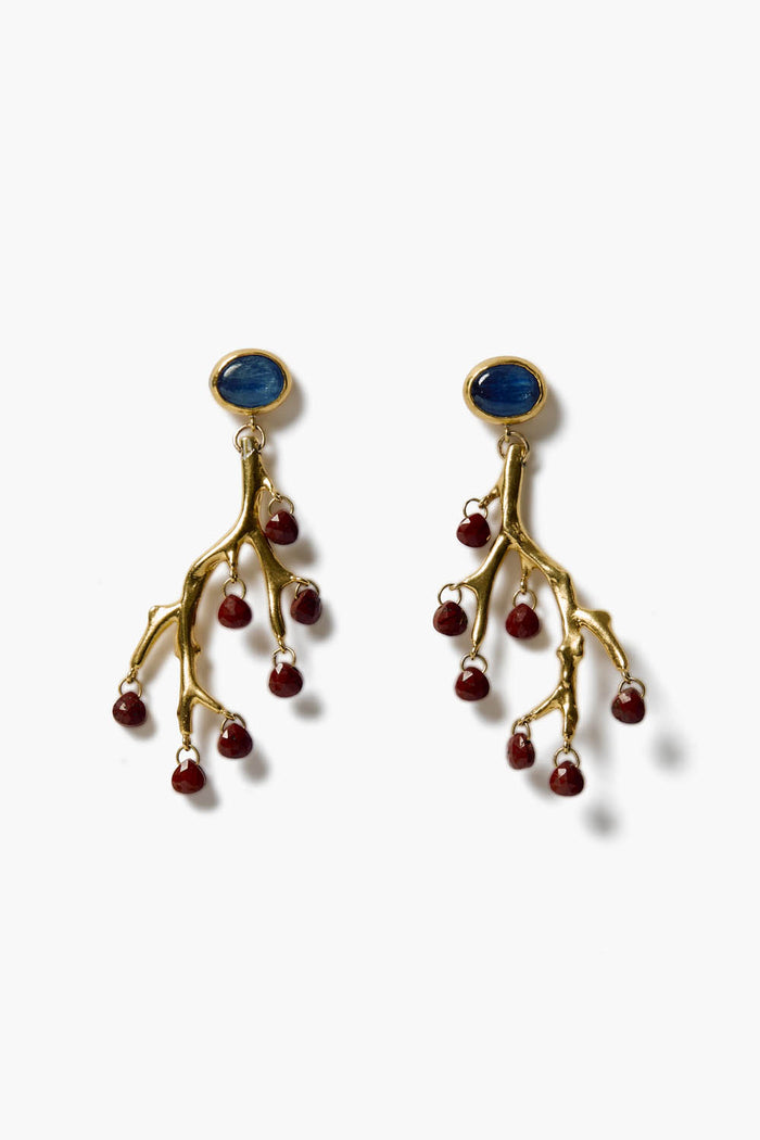 chan luu Branch Earrings Kyanite Mix Earrings