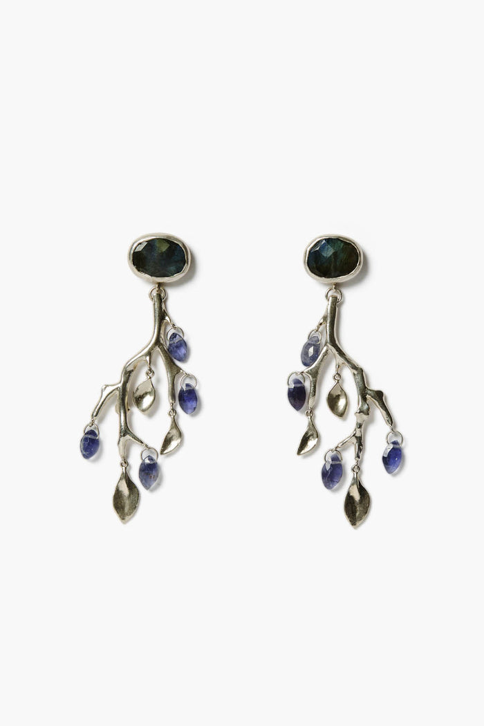 chan luu Branch Earrings Labradorite Mix Earrings