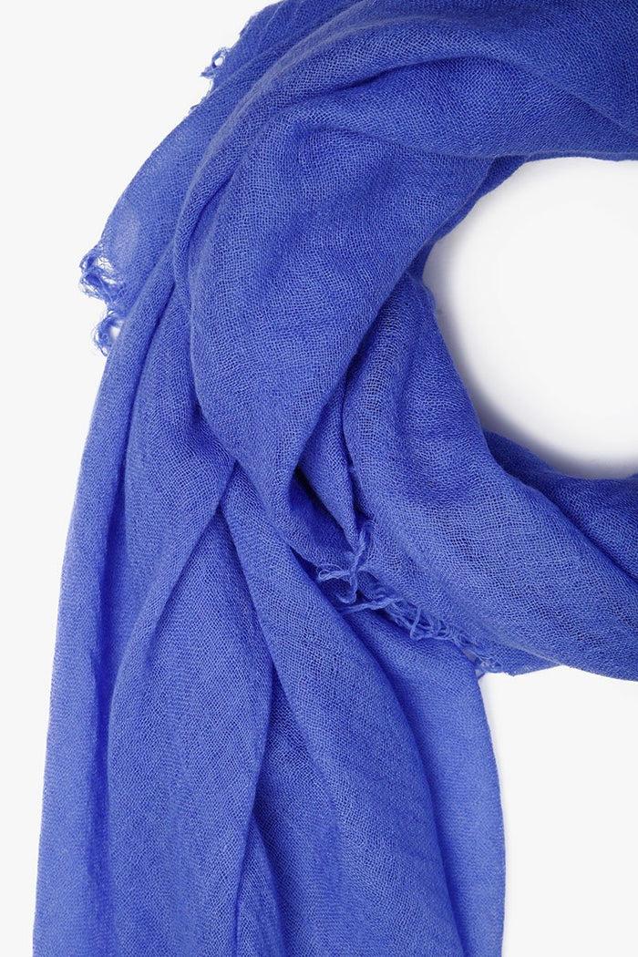 Chan Luu Cashmere And Silk Scarf Baja Blue Scarves