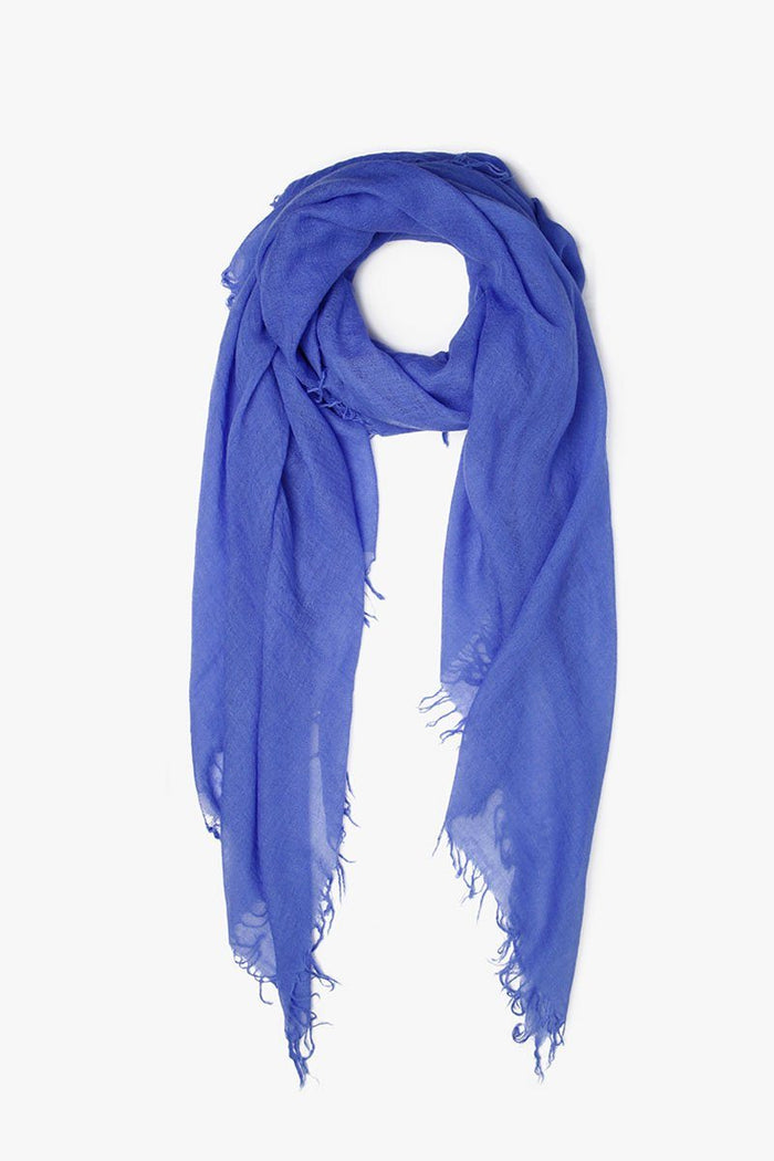 chan luu Cashmere and Silk Scarf Baja Blue Scarves
