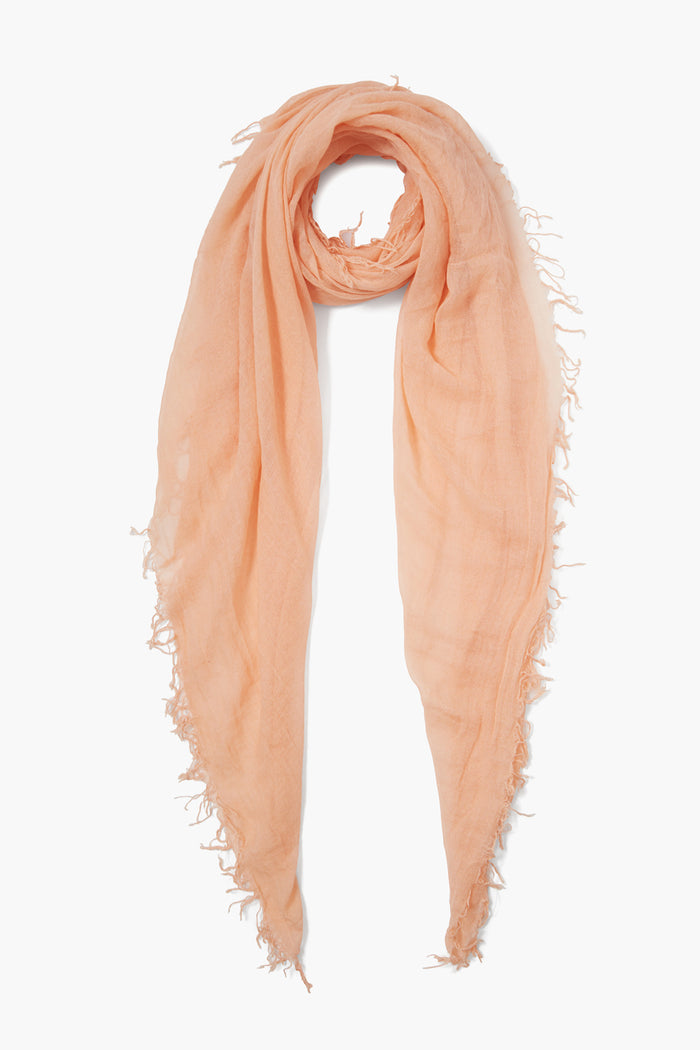 chan luu Cashmere and Silk Scarf Peach Scarves