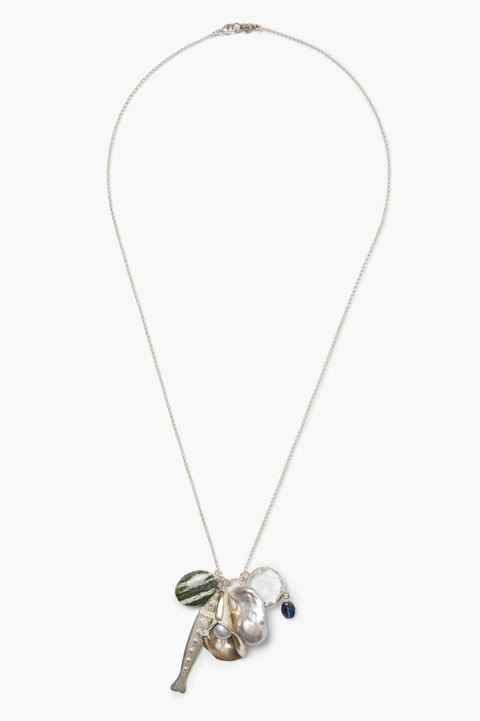Chan Luu Catch Charm Necklace Multi Necklaces