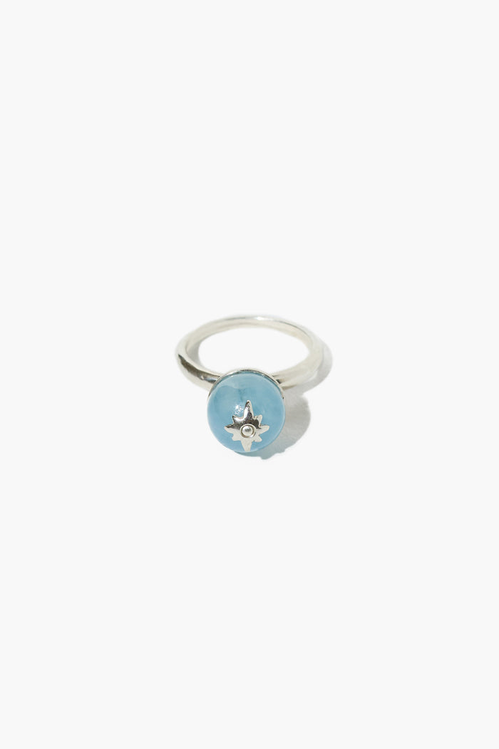 chan luu Cecilia Ring Aquamarine Rings