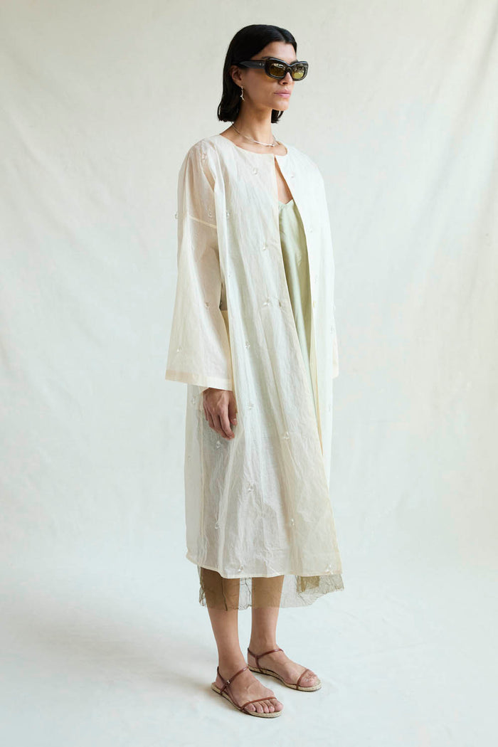 Chan Luu Chandelier Paper Trench Eggshell RTW