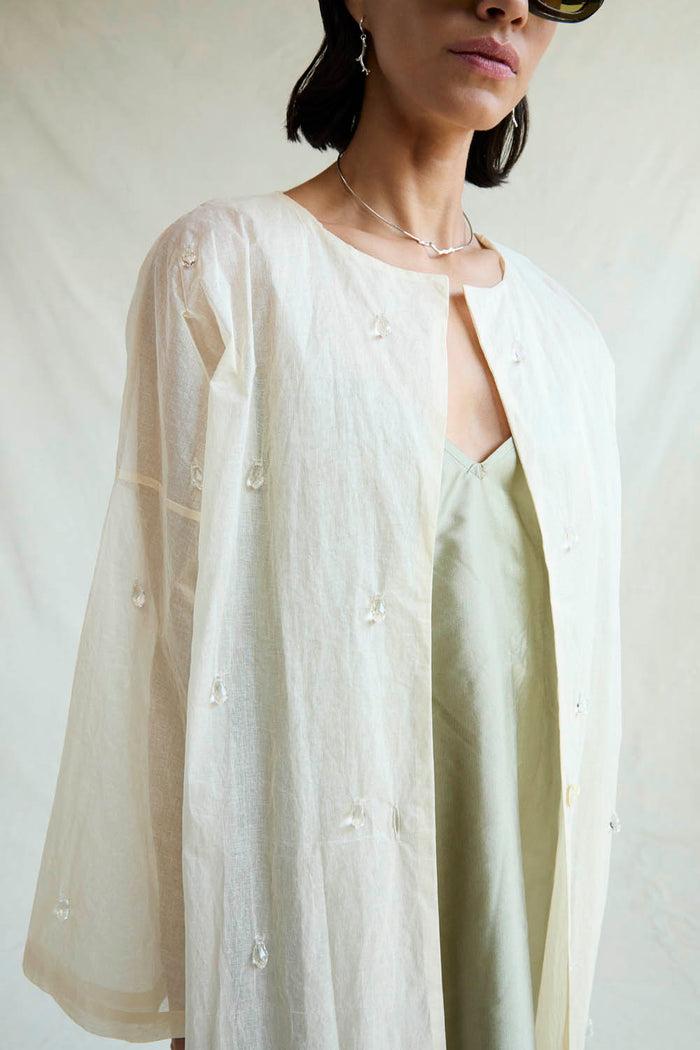 Chan Luu Chandelier Paper Trench Eggshell RTW