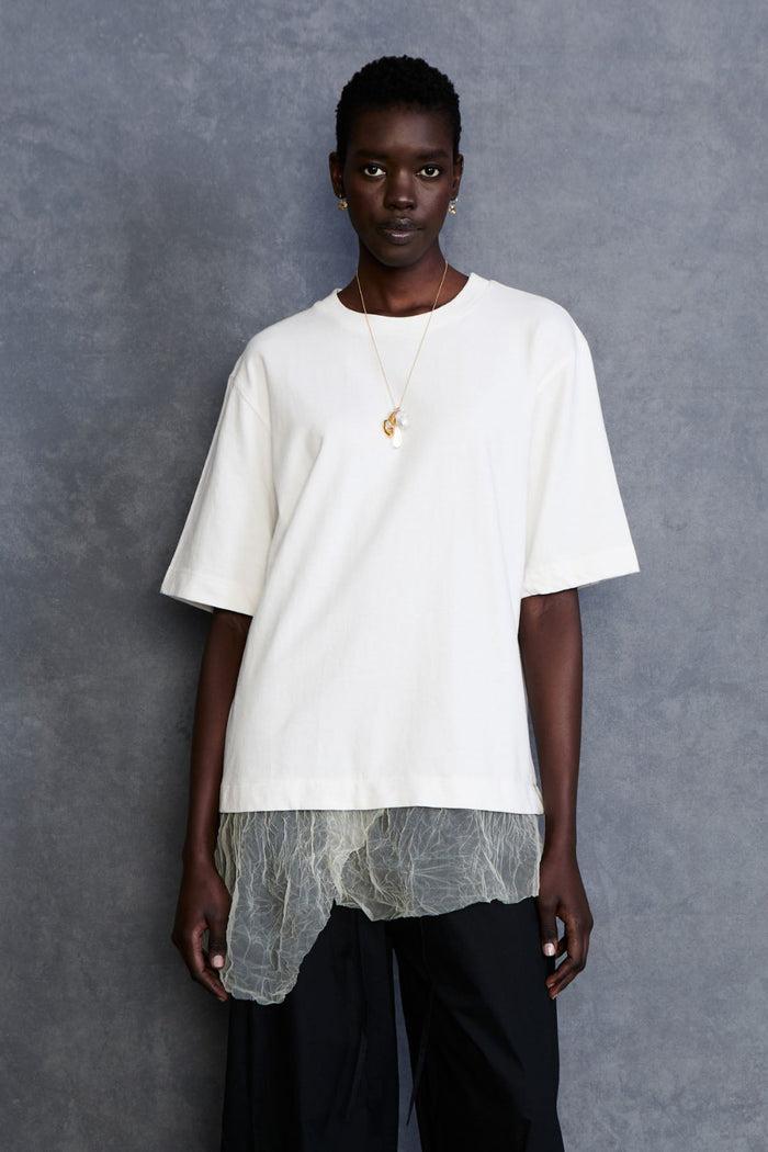 chan luu Constance T-Shirt White RTW