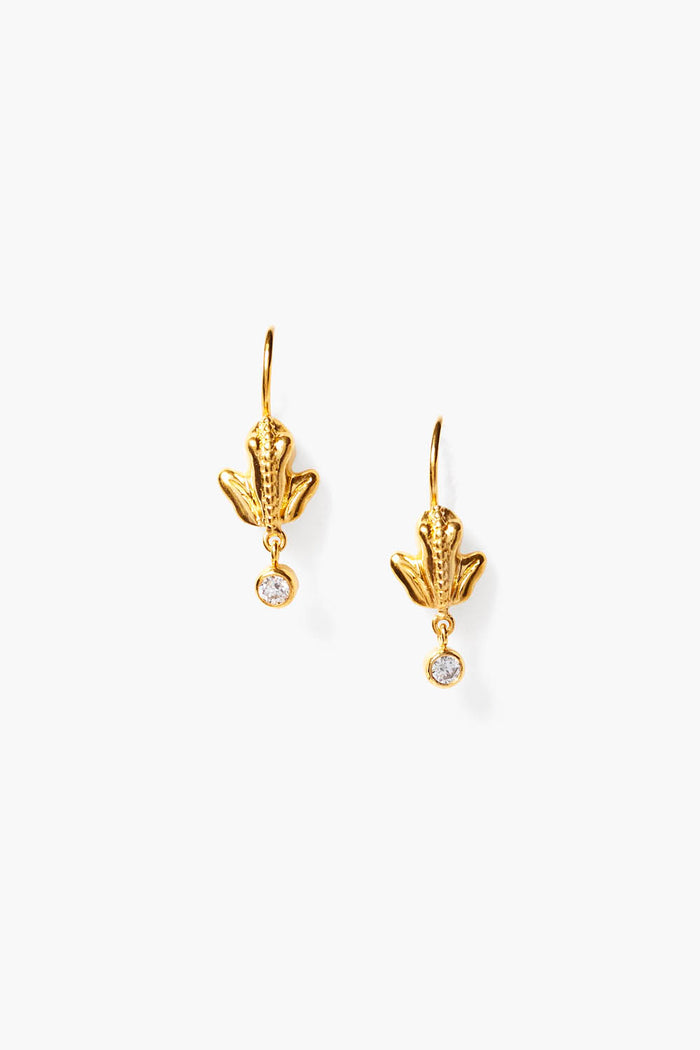 chan luu Coqui Frog Earrings Gold Earrings
