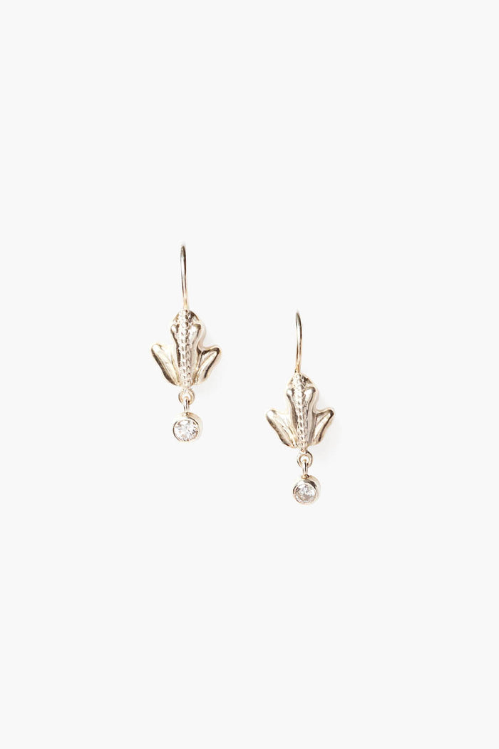 chan luu Coqui Frog Earrings Silver Earrings