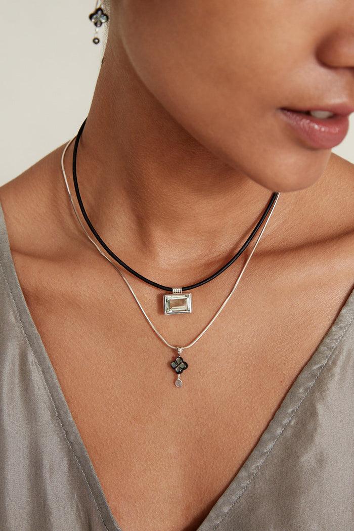 Chan Luu Cora Necklace Green Amethyst Necklaces