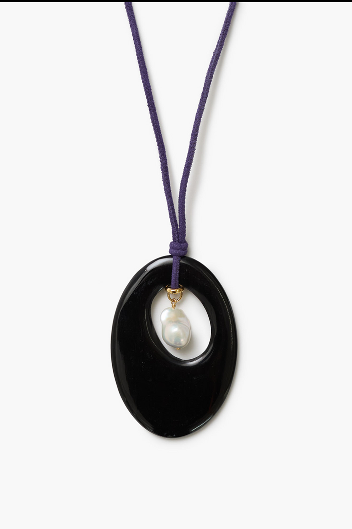 chan luu Corinne Necklace Purple Mix Necklaces