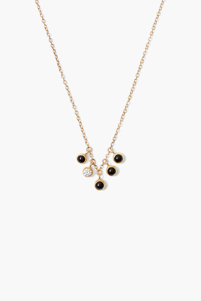 chan luu Delilah Charm Necklace Onyx mix Necklaces