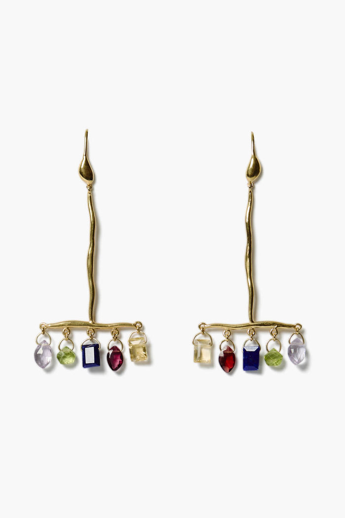 chan luu Diana Earrings Multi Mix Earrings