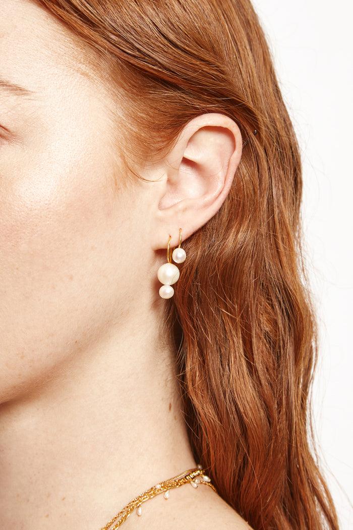 Chan Luu Diem Drop Earrings Mini Gold Earrings