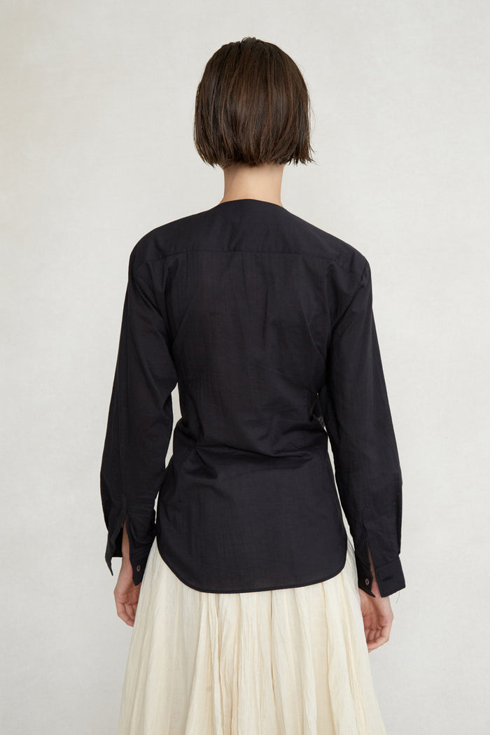 Chan Luu Elena Blouse Caviar RTW