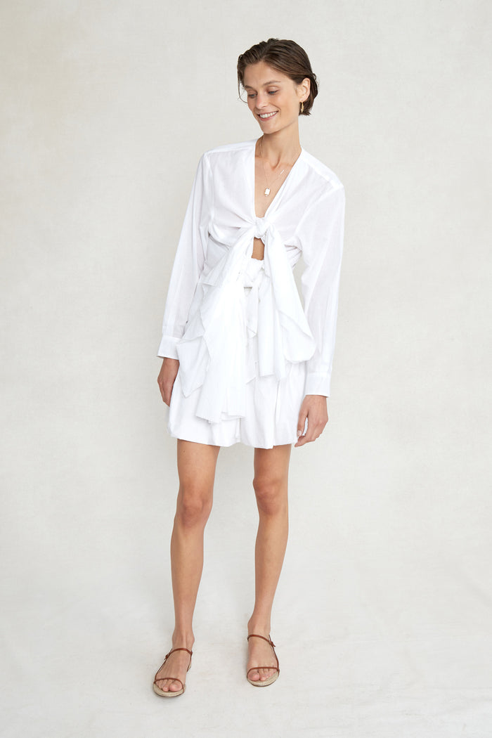 chan luu Elena Blouse White RTW