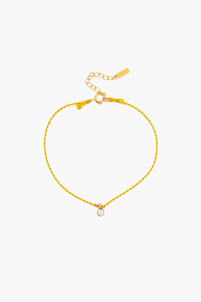 chan luu Este Diamond Bracelet Mustard Bracelets