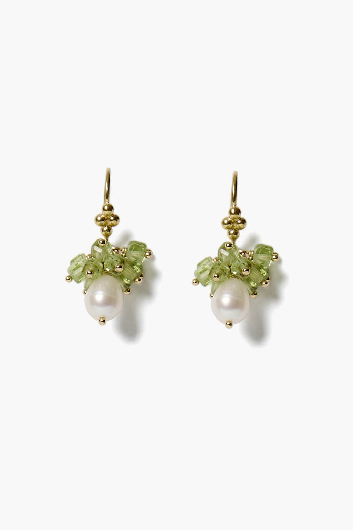 chan luu Firework Earrings Peridot Earrings