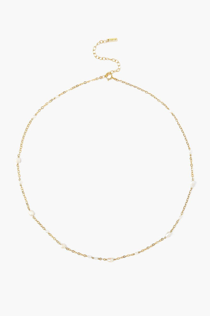 chan luu Free-Form Pearl Necklace White Necklaces
