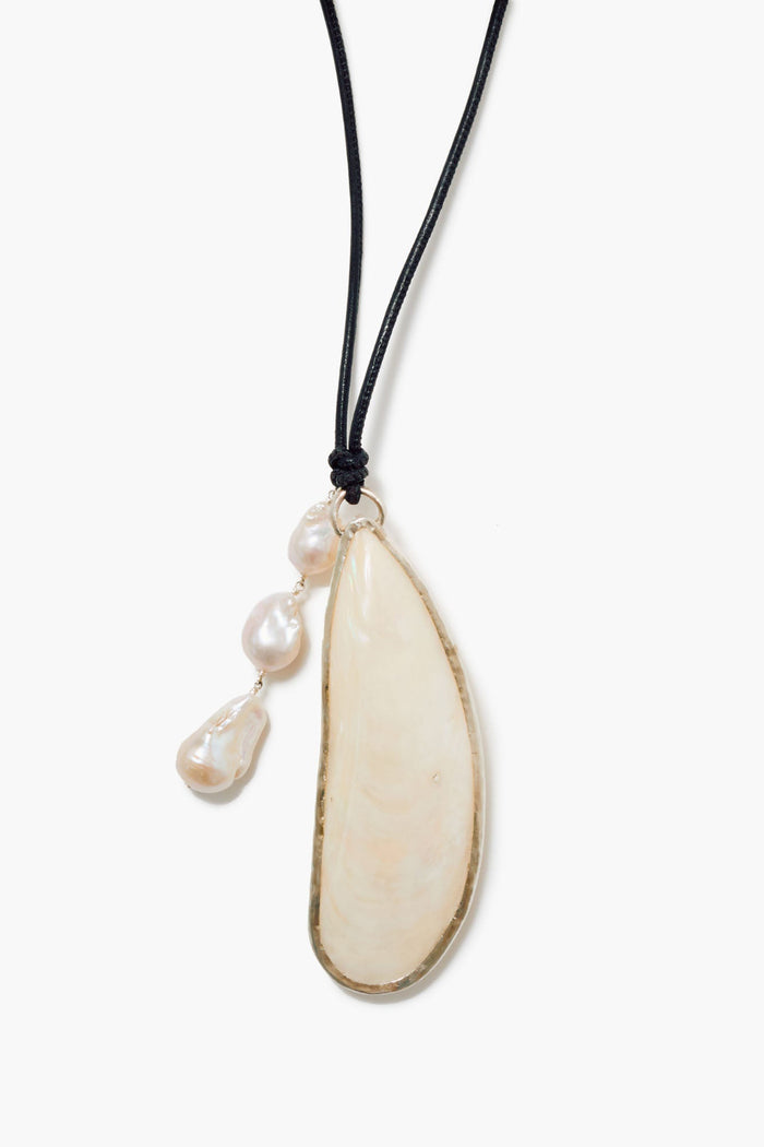 chan luu Haena Charm Necklace White MOP Necklaces