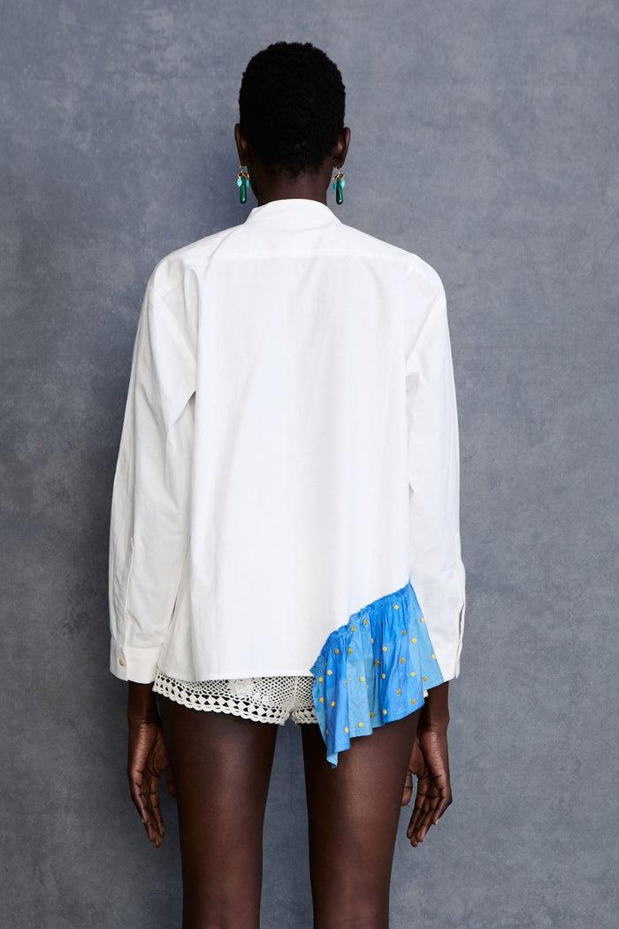 Chan Luu Harriet Swing Blouse Blue Check RTW