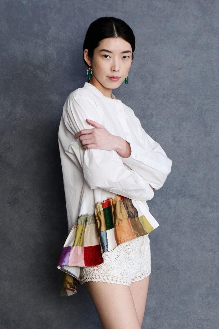 Chan Luu Harriet Swing Blouse Patchwork RTW