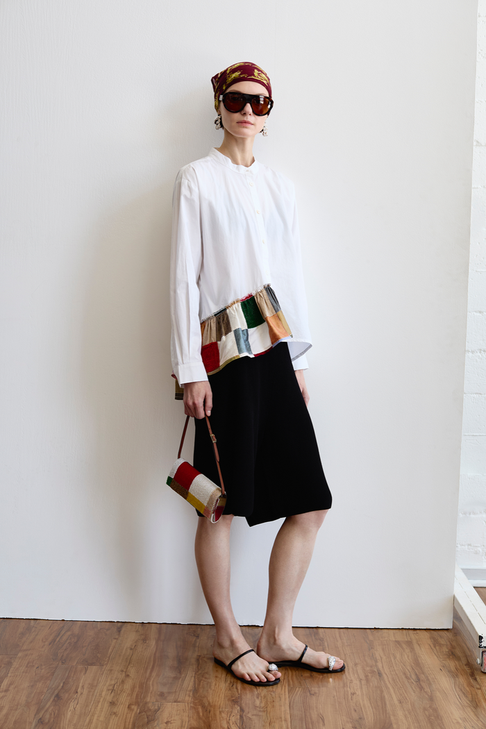 Chan Luu Harriet Swing Blouse Patchwork RTW