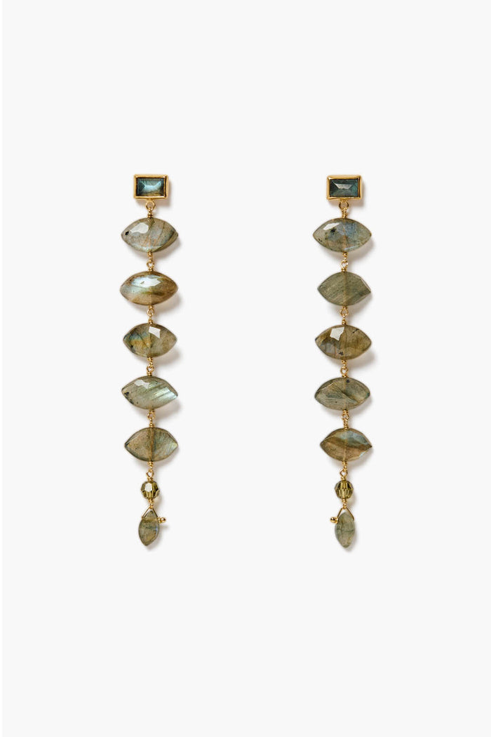 chan luu Isadora Earrings Labradorite Earrings