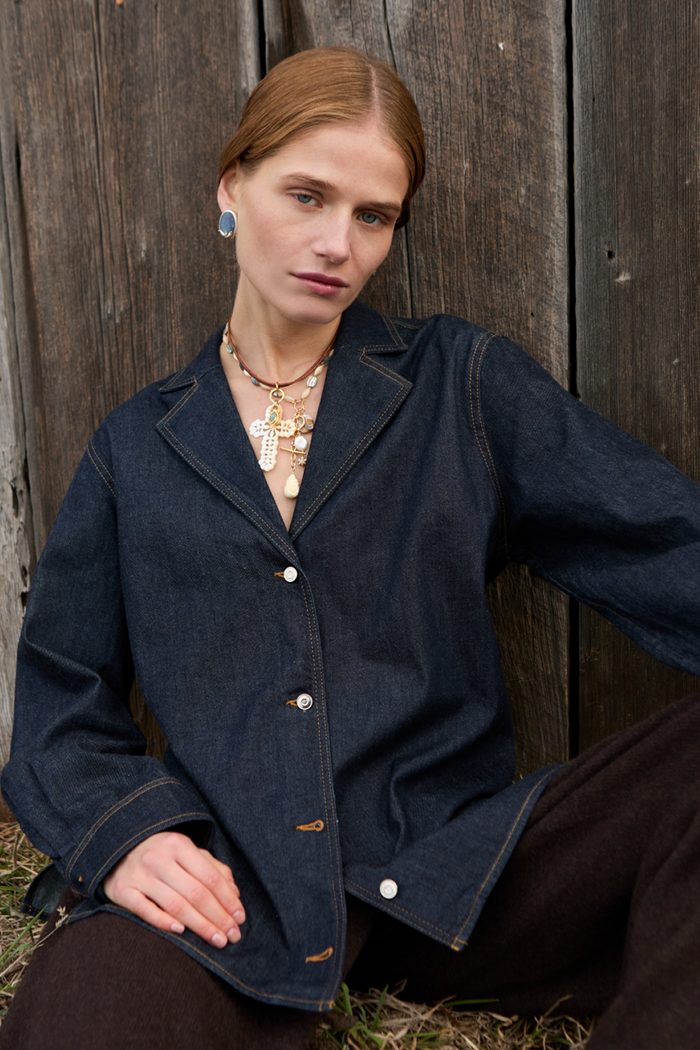 Chan Luu Katerina Necklace Yellow MOP Necklaces