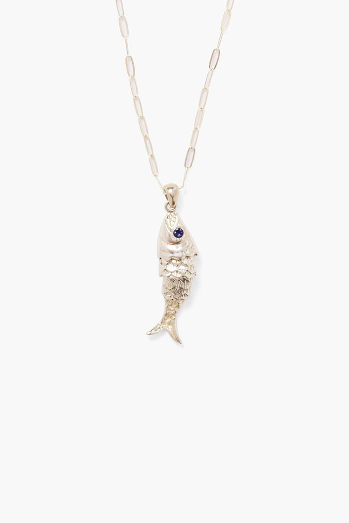 chan luu Koi Necklace Blue Topaz Necklaces