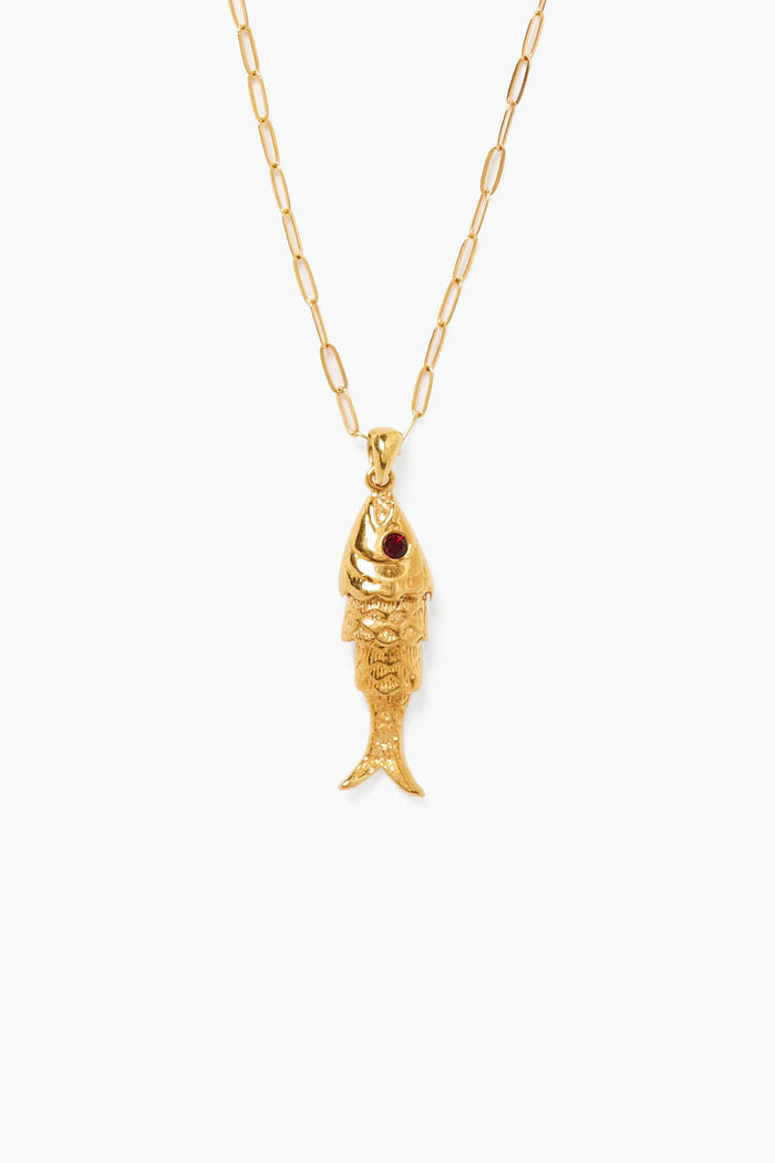 chan luu Koi Necklace Garnet Necklaces