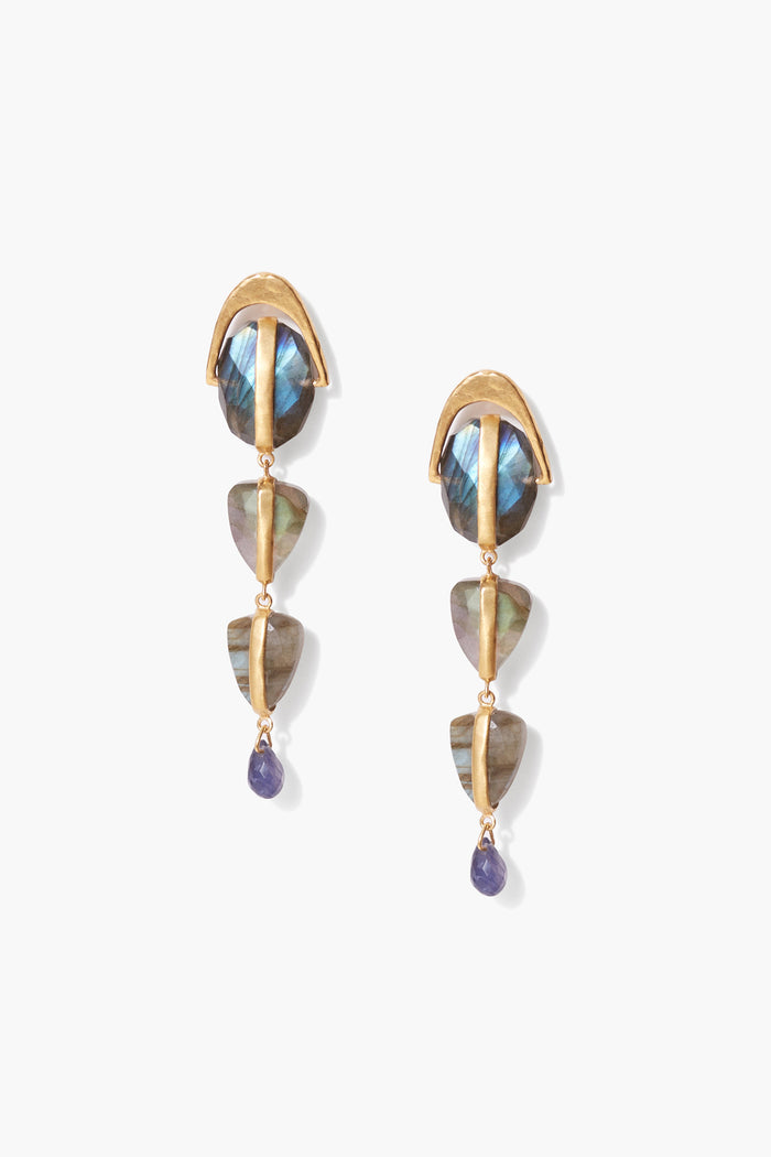 chan luu Labradorite Mix Rise Earrings Earrings