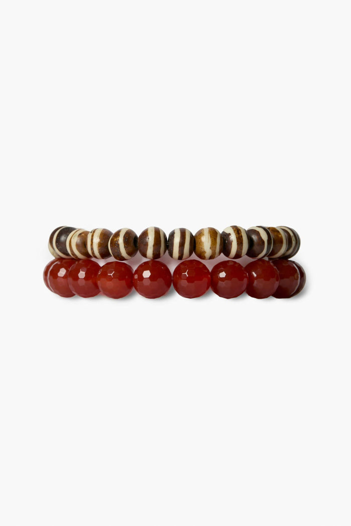 chan luu Lana Bracelet Set Carnelian Bracelets
