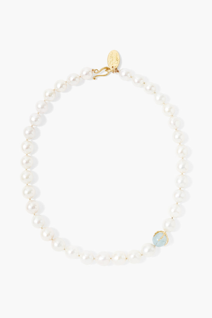 chan luu Lark Necklace White Pearl Mix Necklaces