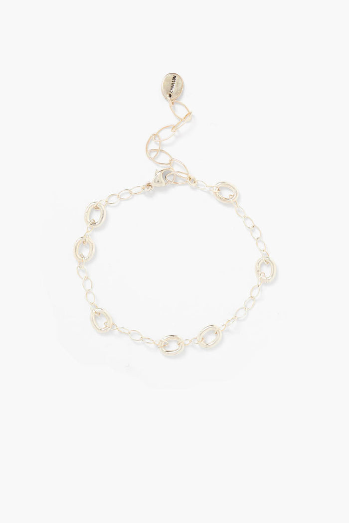 chan luu Leni Chain Link Bracelet Silver Bracelets