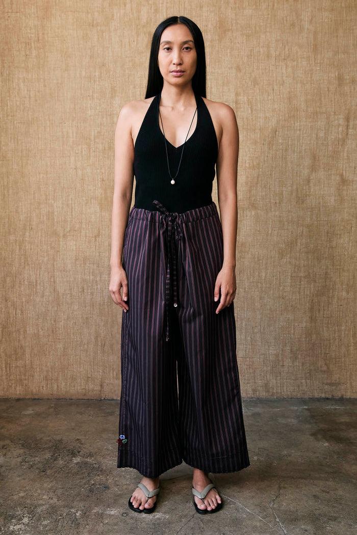 chan luu Lita Pant Black Stripe RTW