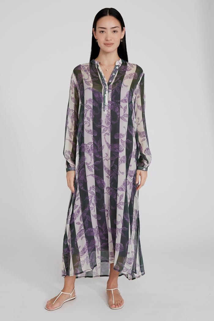 chan luu Louisa Dress Bellflower RTW