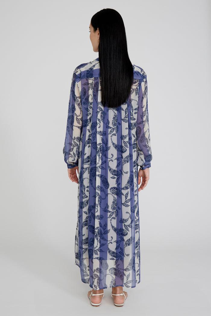 Chan Luu Louisa Dress Bellwether Blue RTW