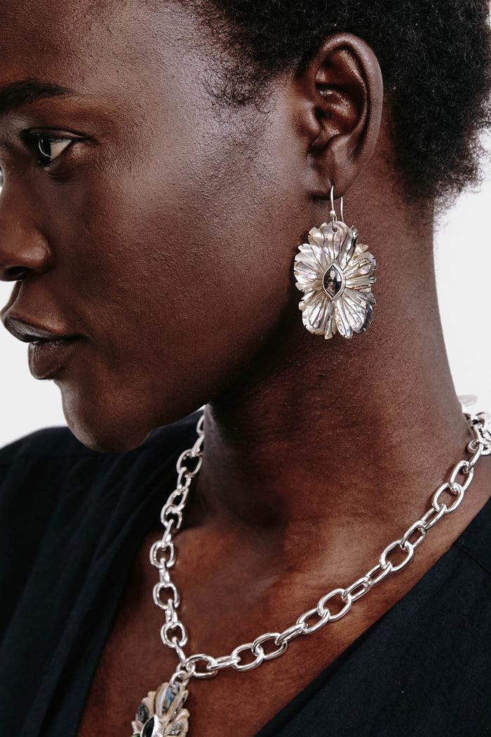 Chan Luu Magnolia Earrings Abalone Earrings