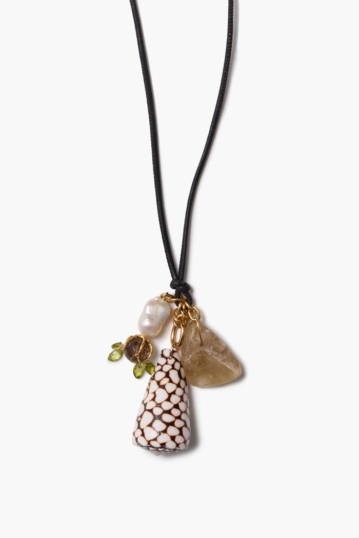 chan luu Manon Charm Necklace Multi Necklaces