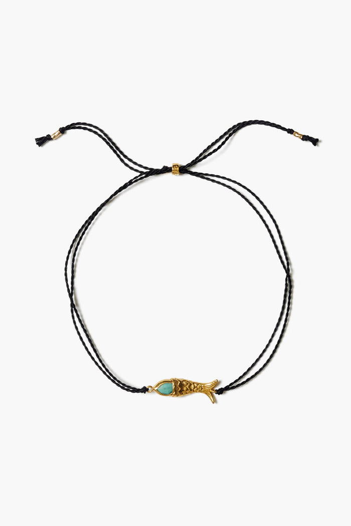 chan luu Mini Koi Anklet Turquoise Anklets
